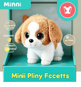 Mini Plush Pet with Sound Effects